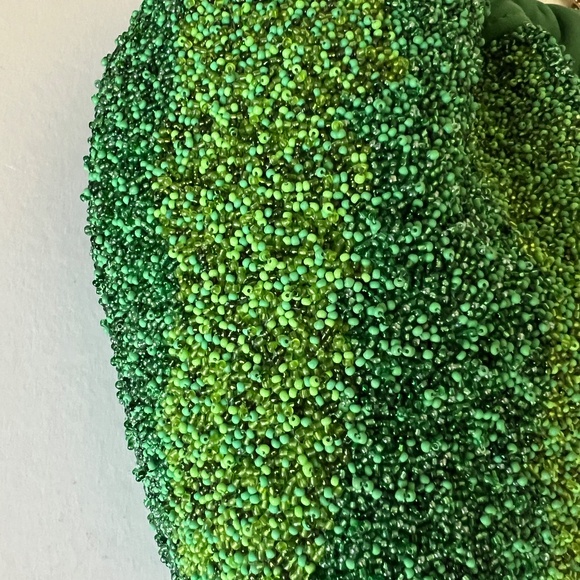 LOEWE Squeeze Mini Green Beaded Leather Bag - Limited Fruit Edition - Picture 15 of 15